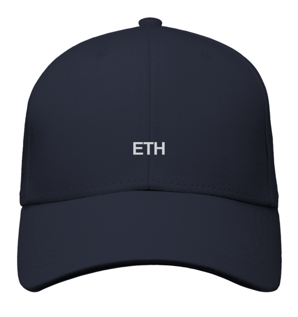 Organic Cap - ETH White - - Organic Baseball Cap – Bild 2