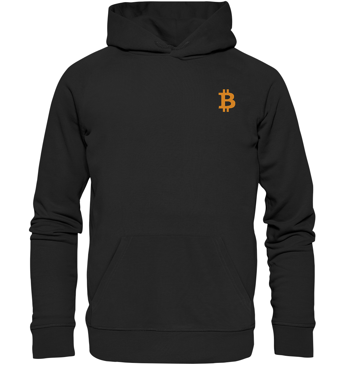 BTC Logo Orange – Organic Hoodie