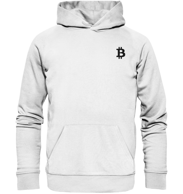 BTC Logo schwarz - Organic Hoodie – Bild 2