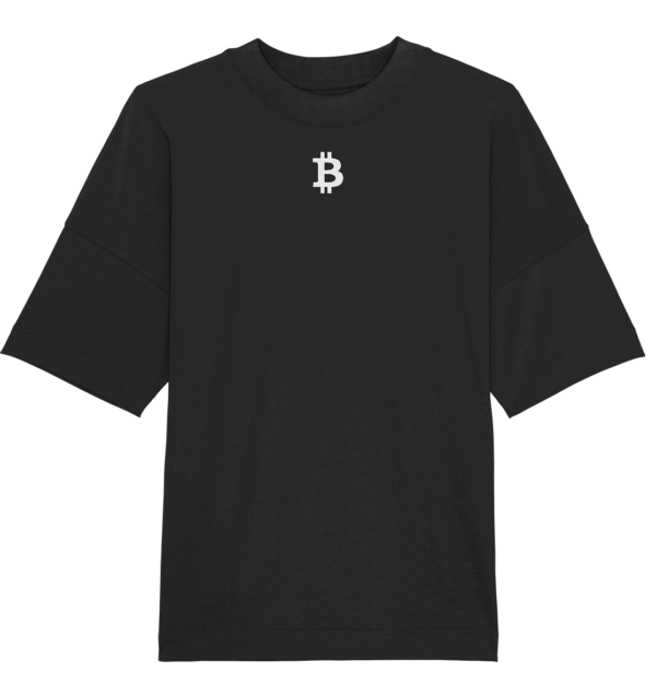 BTC Logo Orange - Organic Oversize Shirt