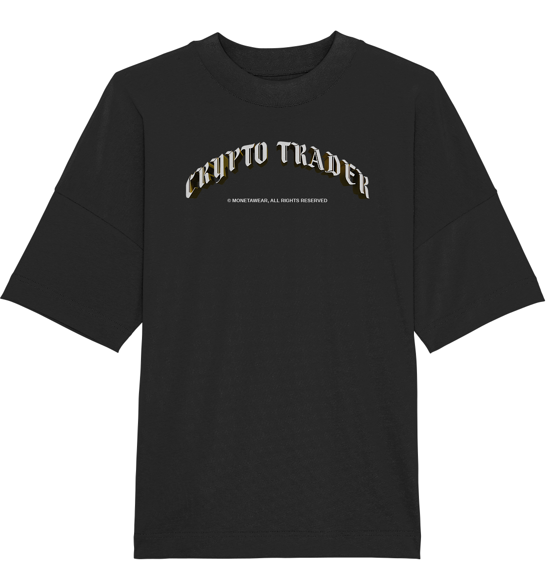 Organic Oversize Tee – Crypto Trader –