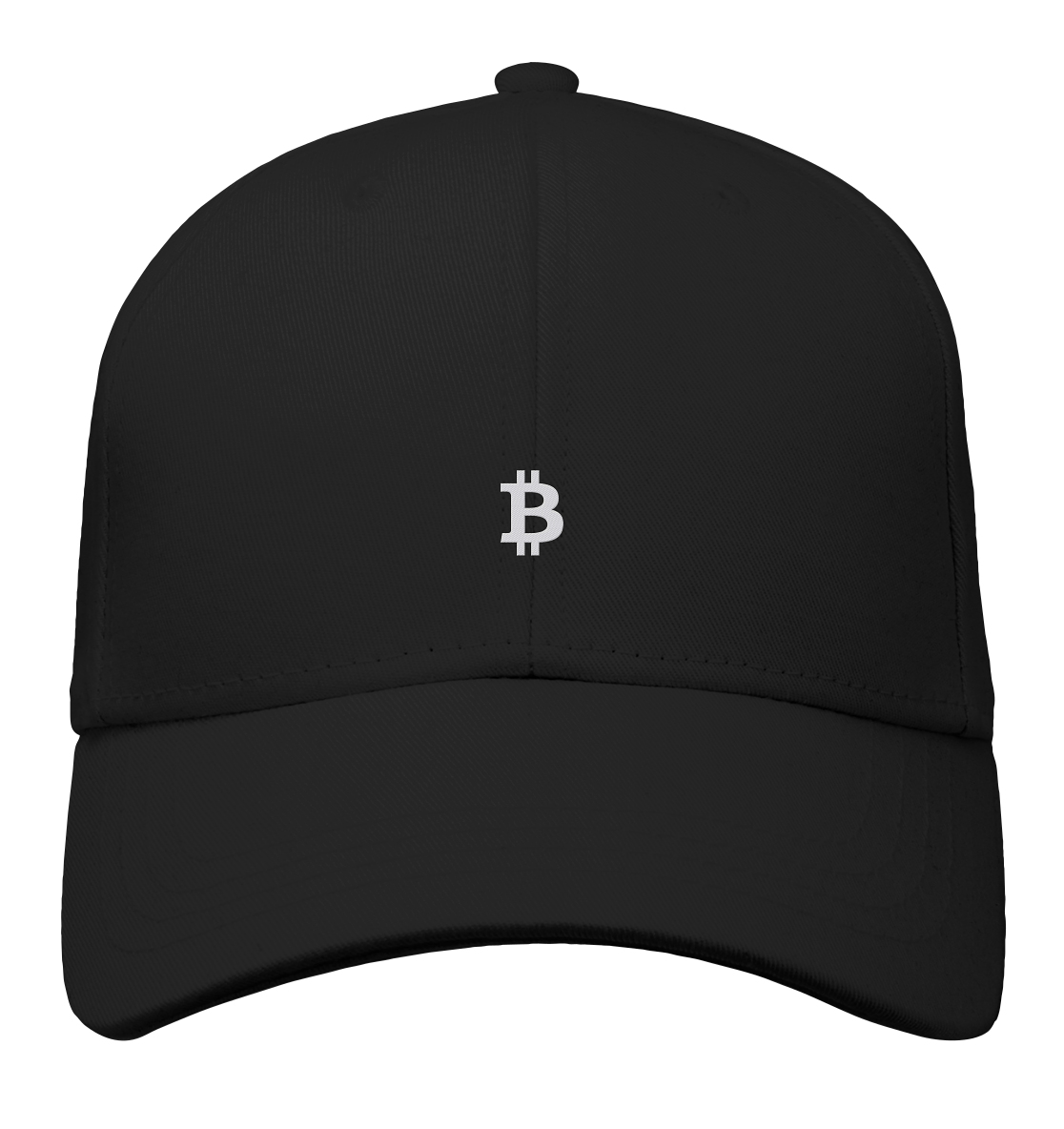 Organic Cap – BTC White – – Organic Baseball Cap
