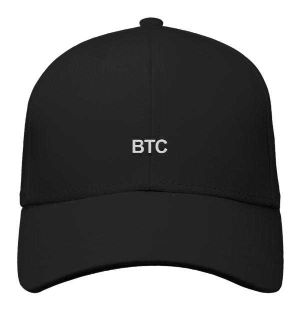 Organic Cap - BTC White - - Organic Baseball Cap