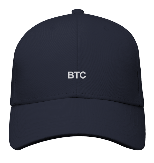 Organic Cap - BTC White - - Organic Baseball Cap – Bild 3