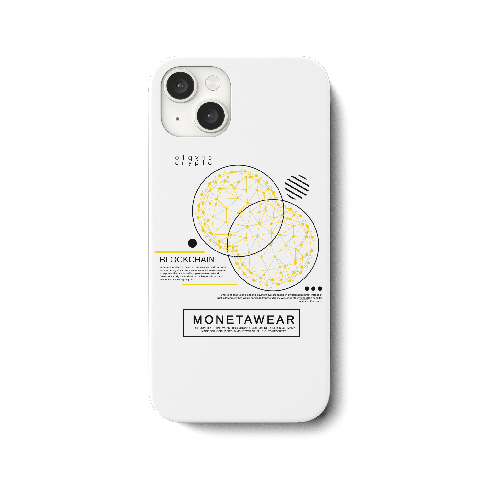 iPhone 15 Plus Handyhülle – Blockchain